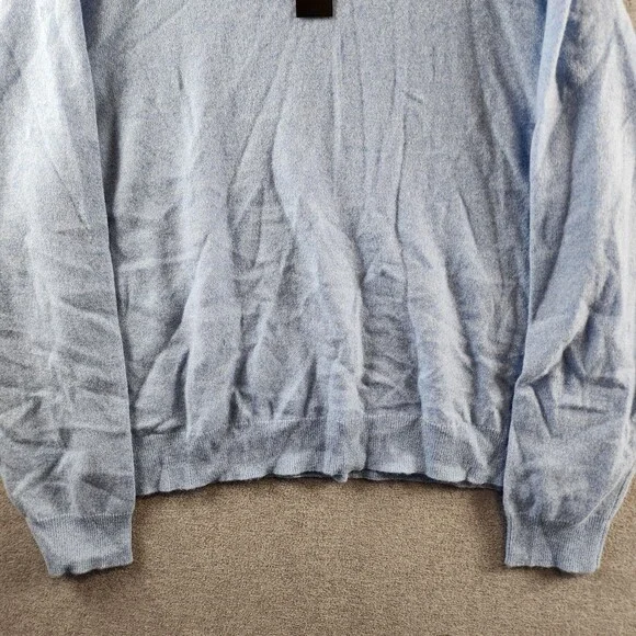 The Men's Store at Bloomingdale's Cashmere Crewneck Sweater XXL Sky Blue